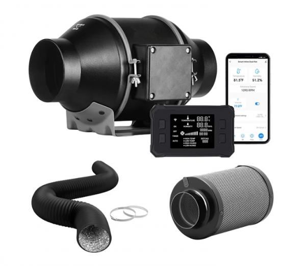 GB Rohrventilator | Klimageregelt | WiFi & APP | Komplettset